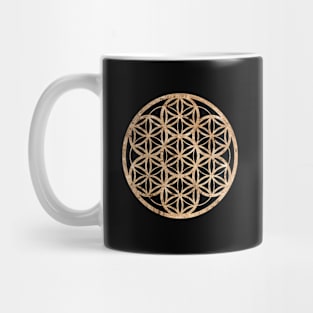 Gold Geometric Glyph Mandala Sigil Rune Sign Seal  -  233 Mug